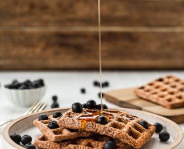 cooked pastries on white plate